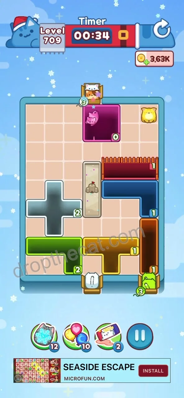 Drop The Cat Level 709 step 3
