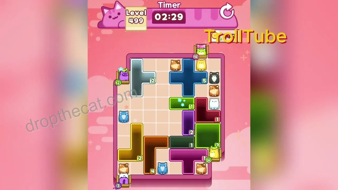 Drop The Cat Level 499 step 3
