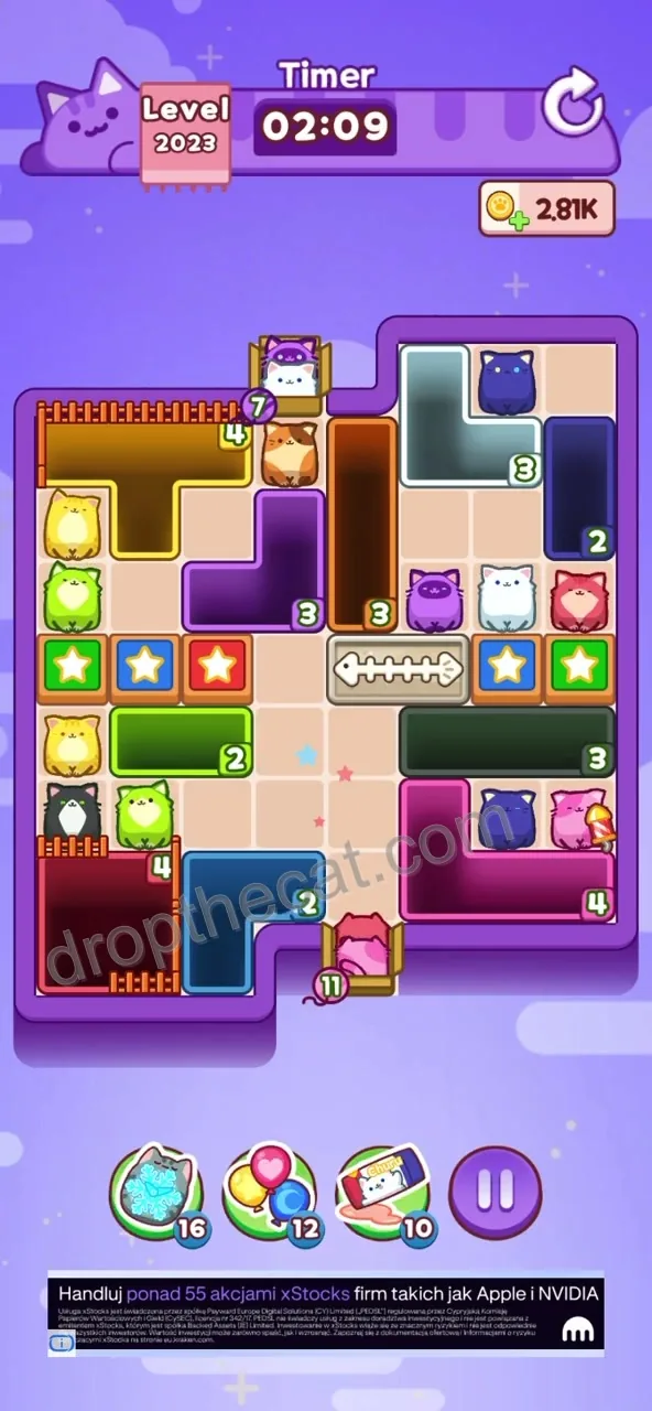 Drop The Cat Level 2023