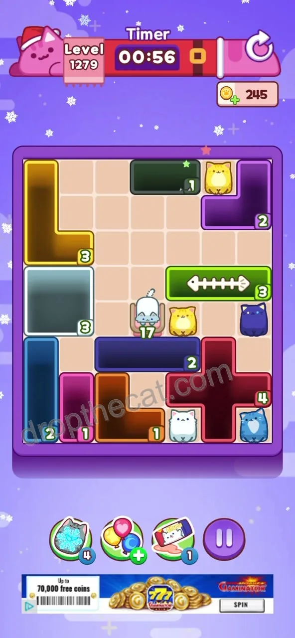 Drop The Cat Level 1279 step 3