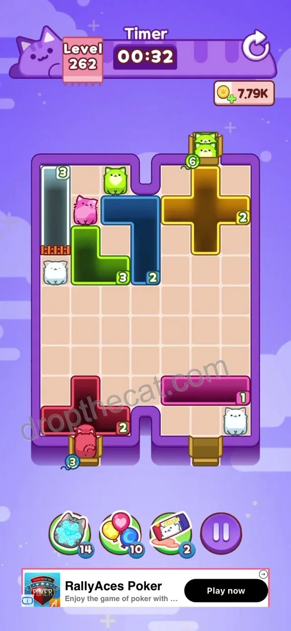 Drop The Cat Level 262 step 3