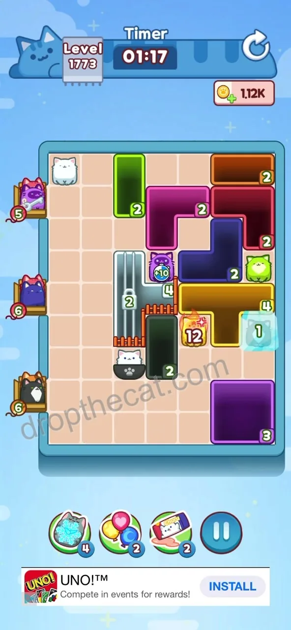 Drop The Cat Level 1773 step 2