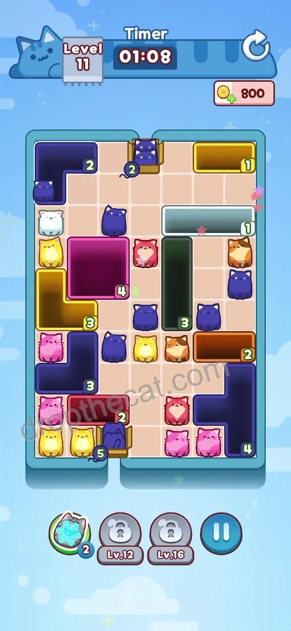 Drop The Cat Level 11 step 1