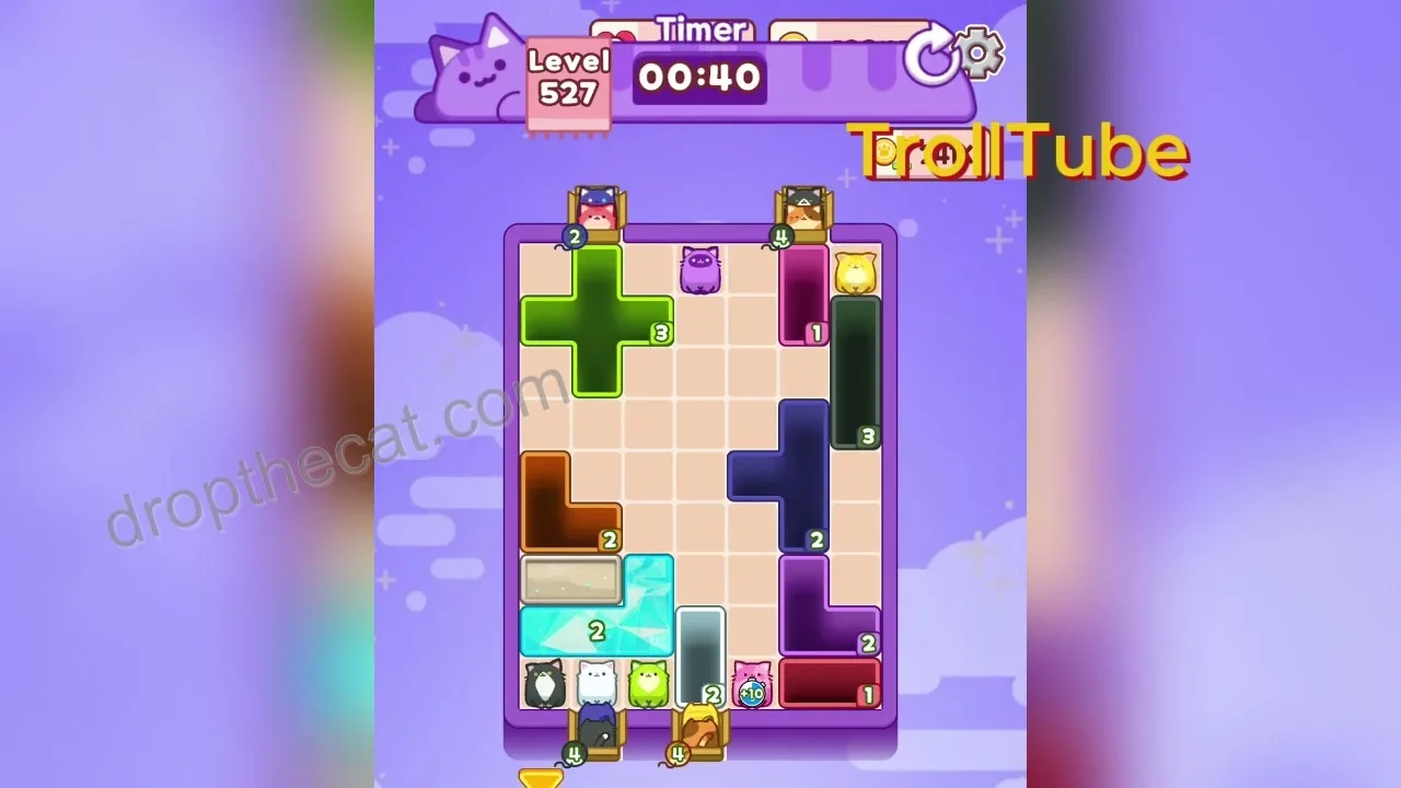 Drop The Cat Level 527 step 3
