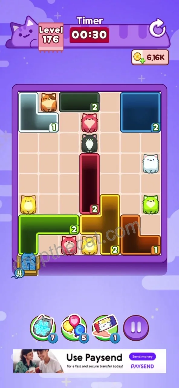Drop The Cat Level 176 step 3
