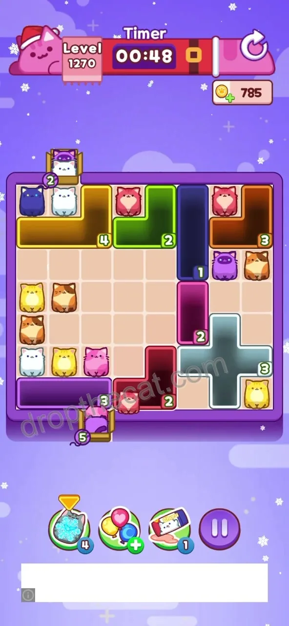 Drop The Cat Level 1270 step 1