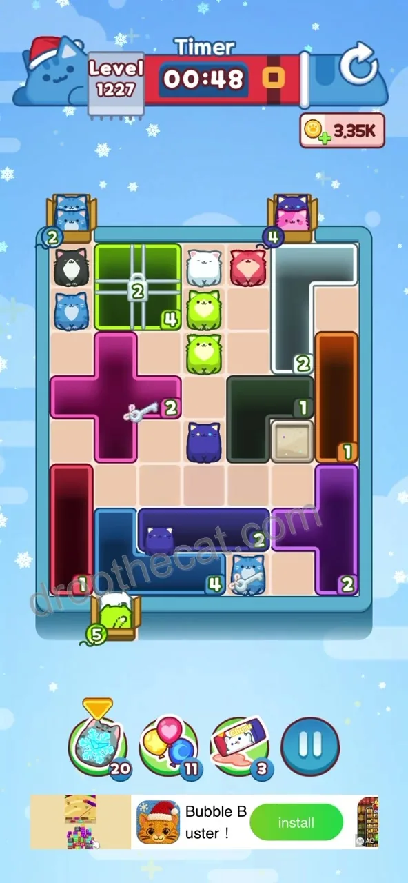 Drop The Cat Level 1227 step 1