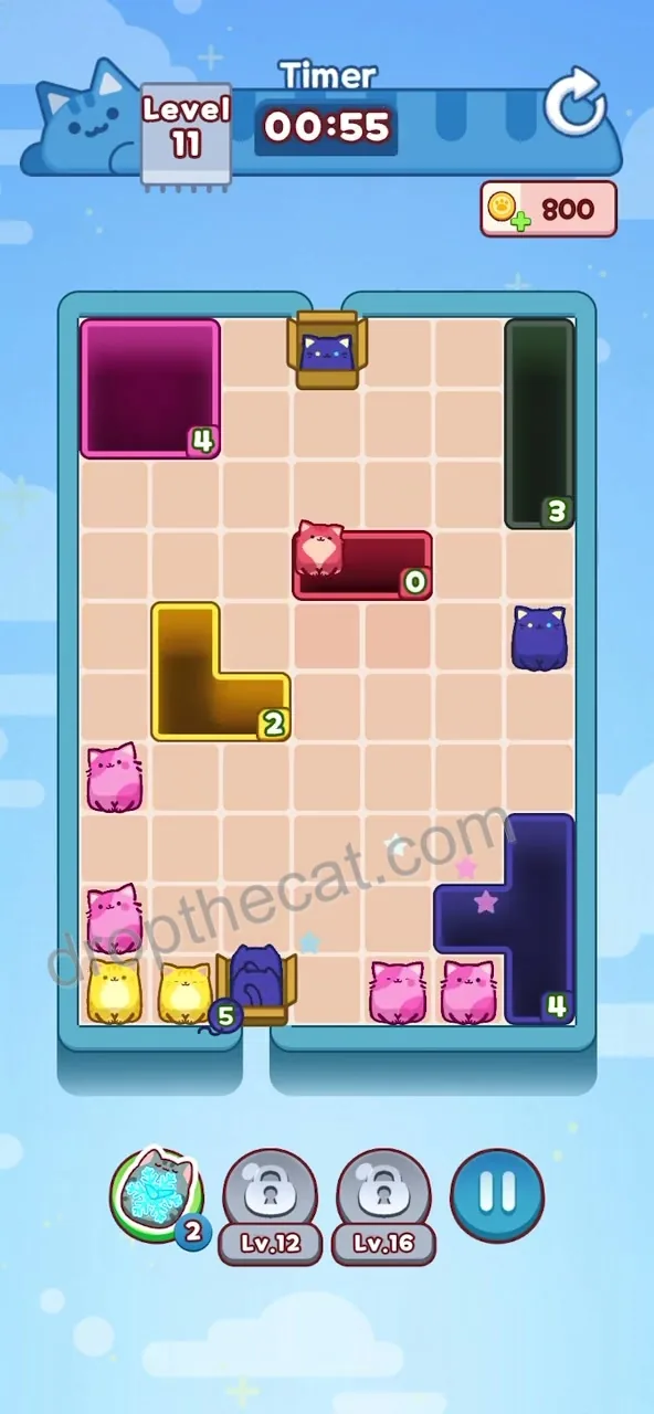 Drop The Cat Level 11 step 3
