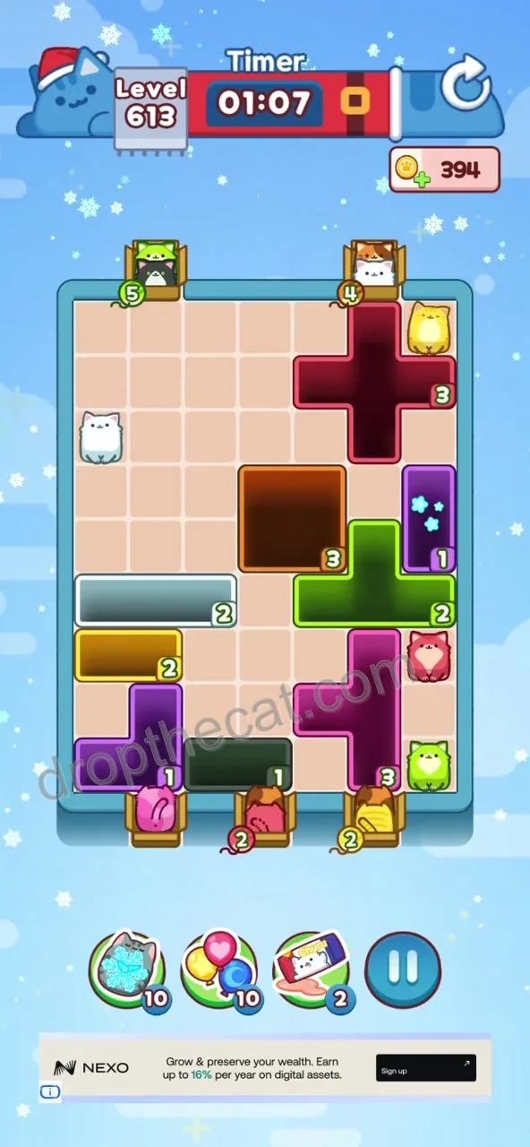 Drop The Cat Level 613 step 2