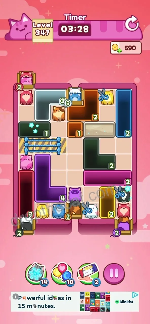 Drop The Cat Level 347 step 1