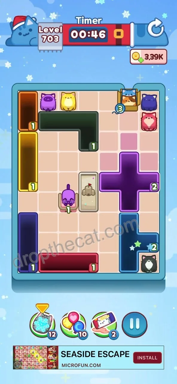 Drop The Cat Level 703 step 3