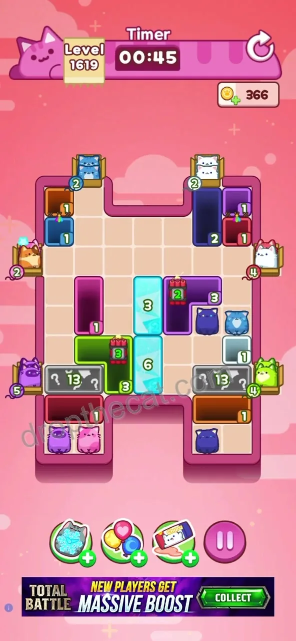 Drop The Cat Level 1619 step 3