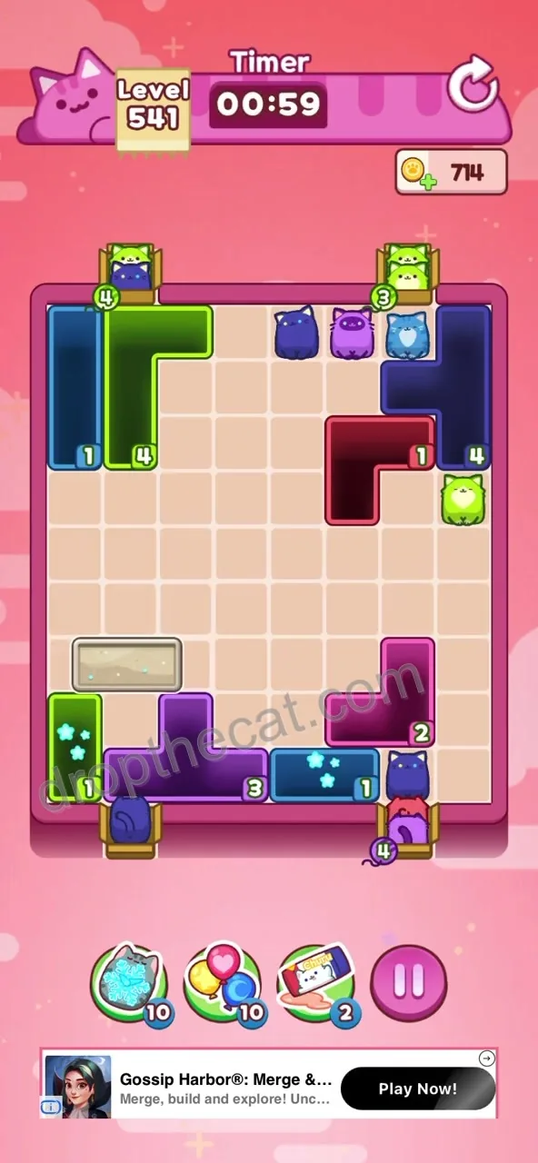Drop The Cat Level 541 step 3