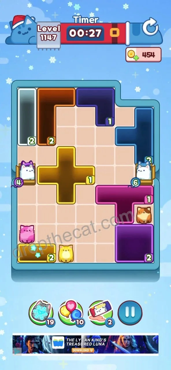 Drop The Cat Level 1147 step 3