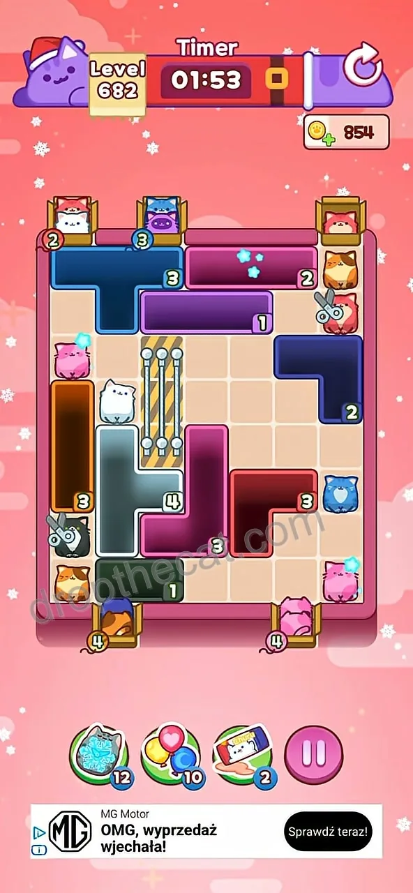 Drop The Cat Level 682 step 2