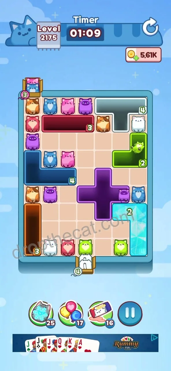 Drop The Cat Level 2175