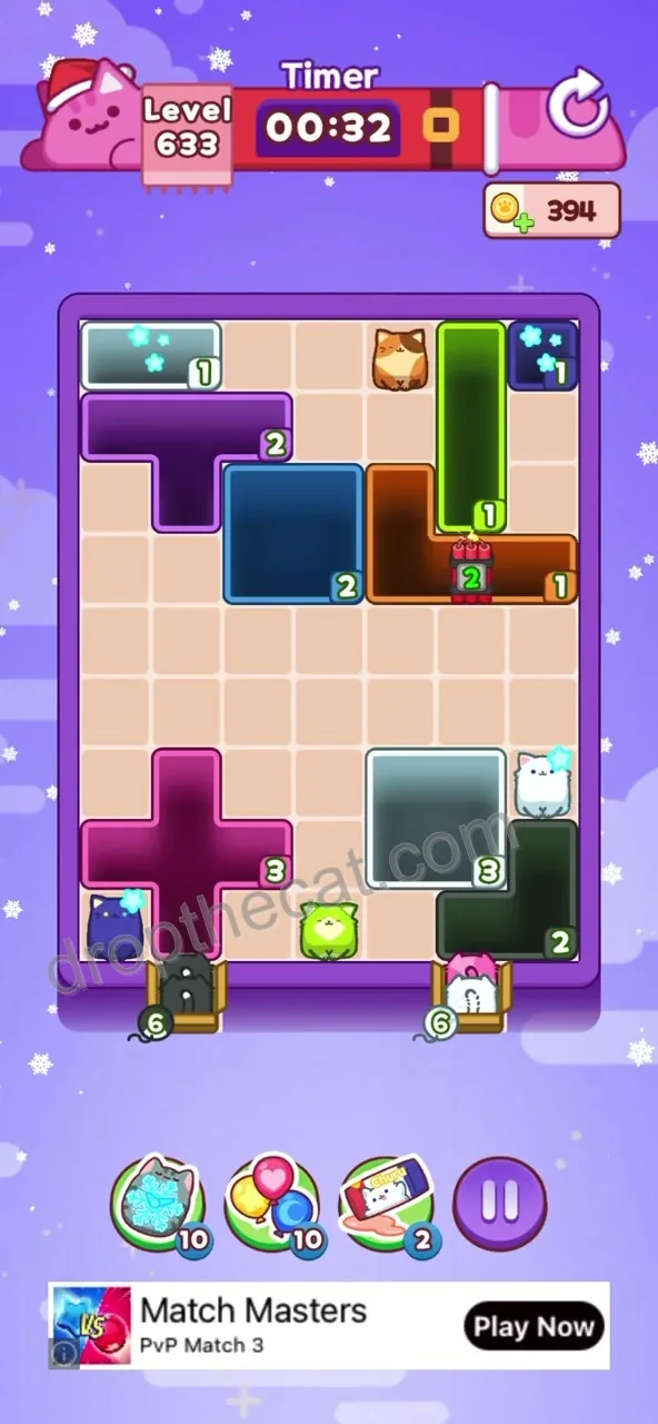 Drop The Cat Level 633 step 2