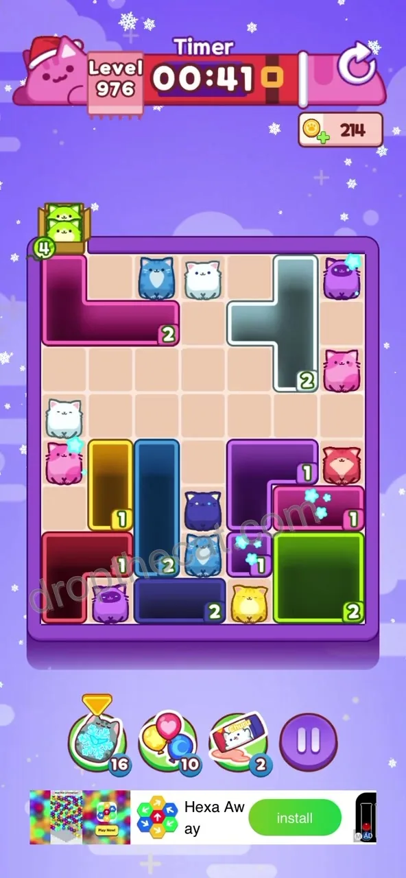 Drop The Cat Level 976 step 3