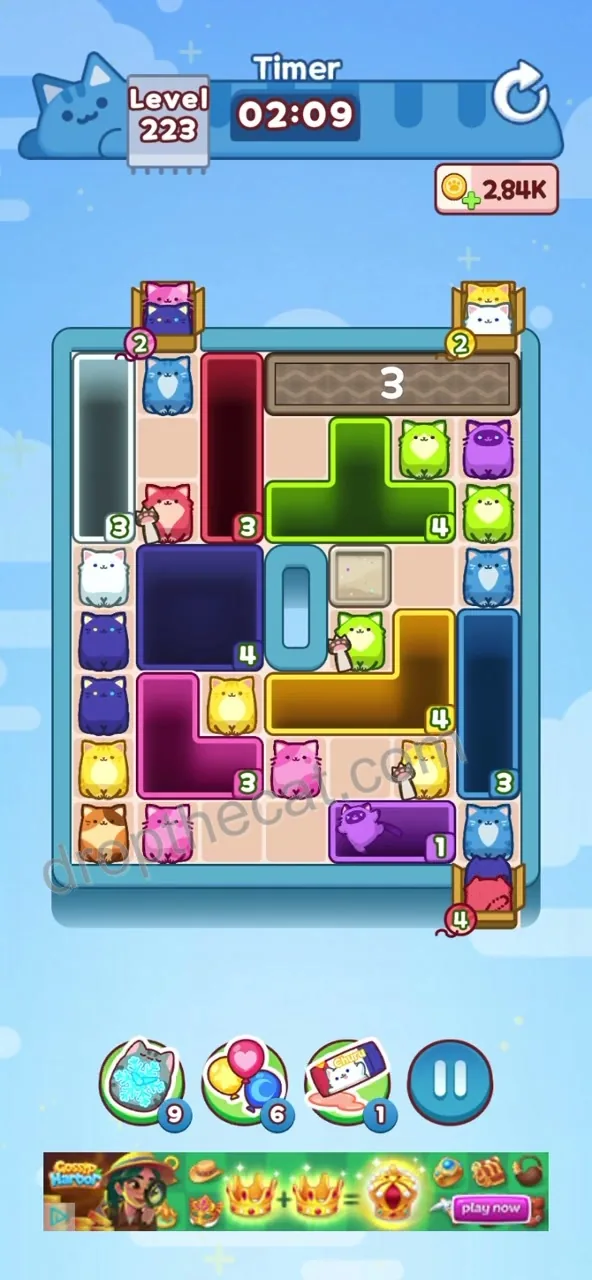 Drop The Cat Level 223