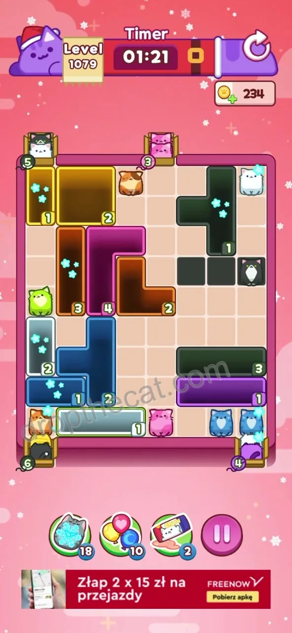 Drop The Cat Level 1079 step 3