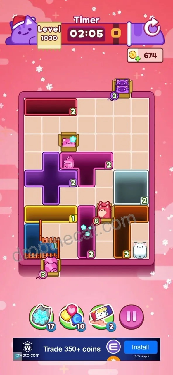 Drop The Cat Level 1030 step 3
