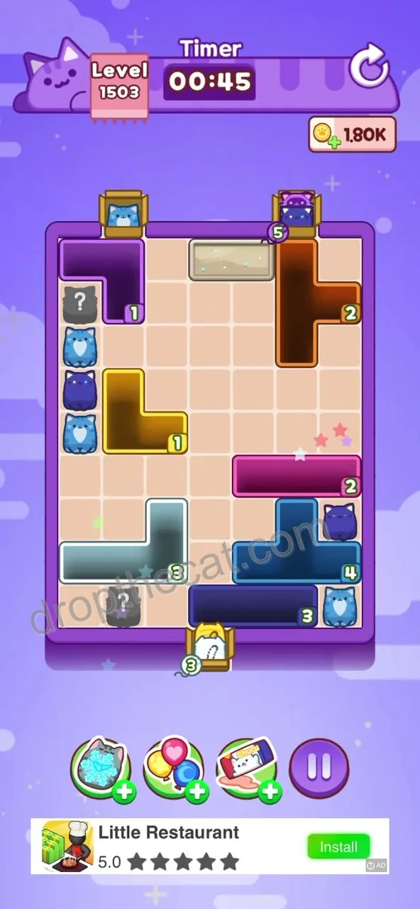 Drop The Cat Level 1503 step 3
