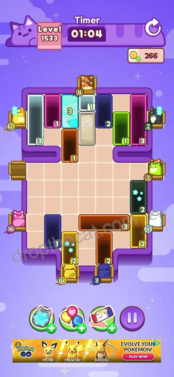 Drop The Cat Level 1533 step 2