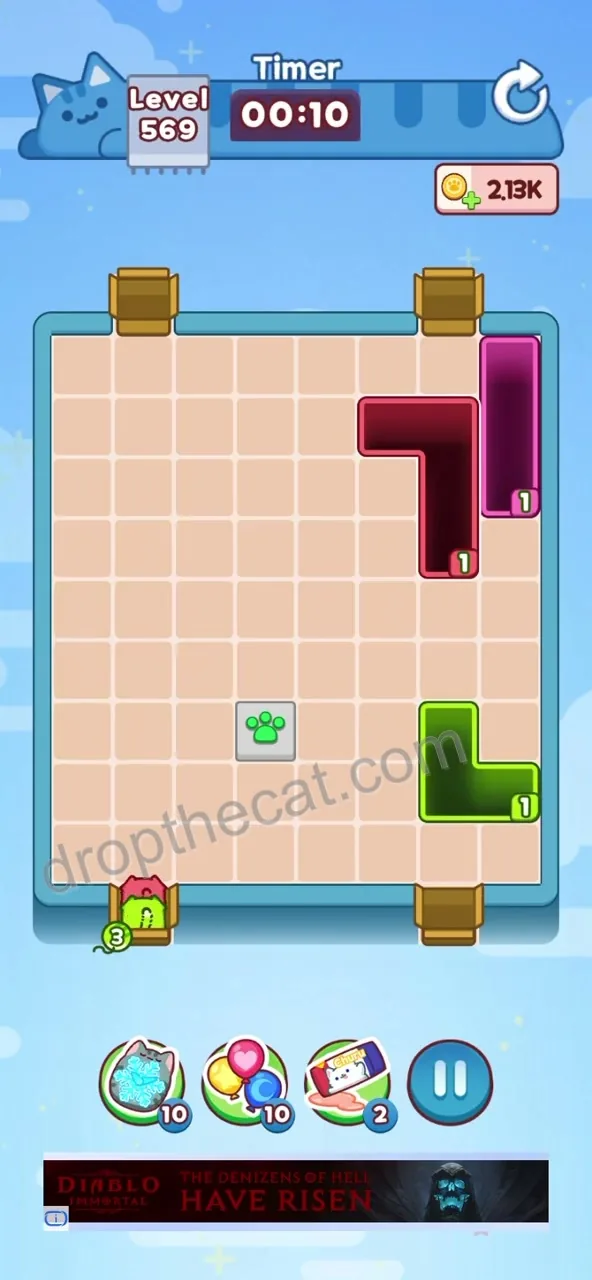 Drop The Cat Level 569 step 3
