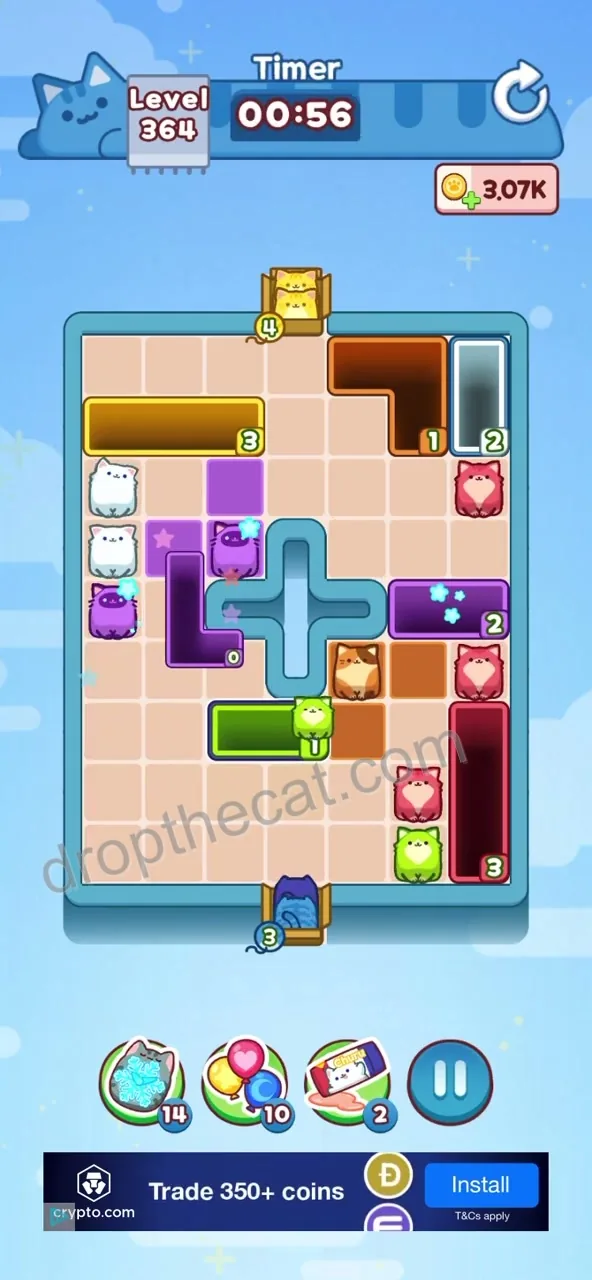 Drop The Cat Level 364 step 2