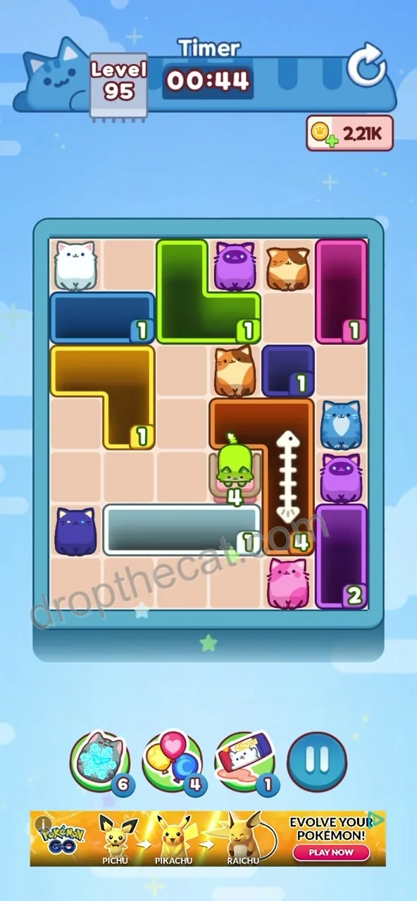 Drop The Cat Level 95 step 2
