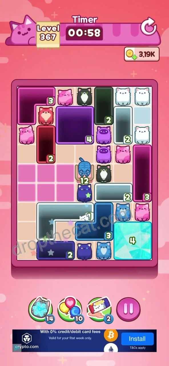 Drop The Cat Level 367 step 1
