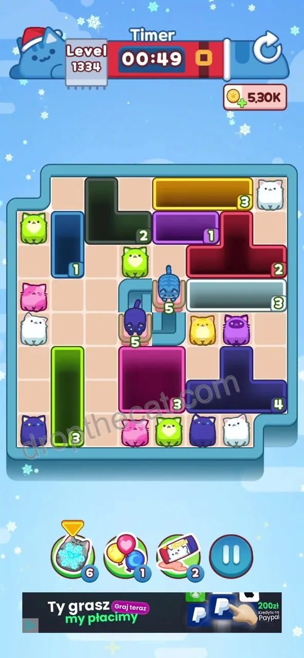 Drop The Cat Level 1334 step 2