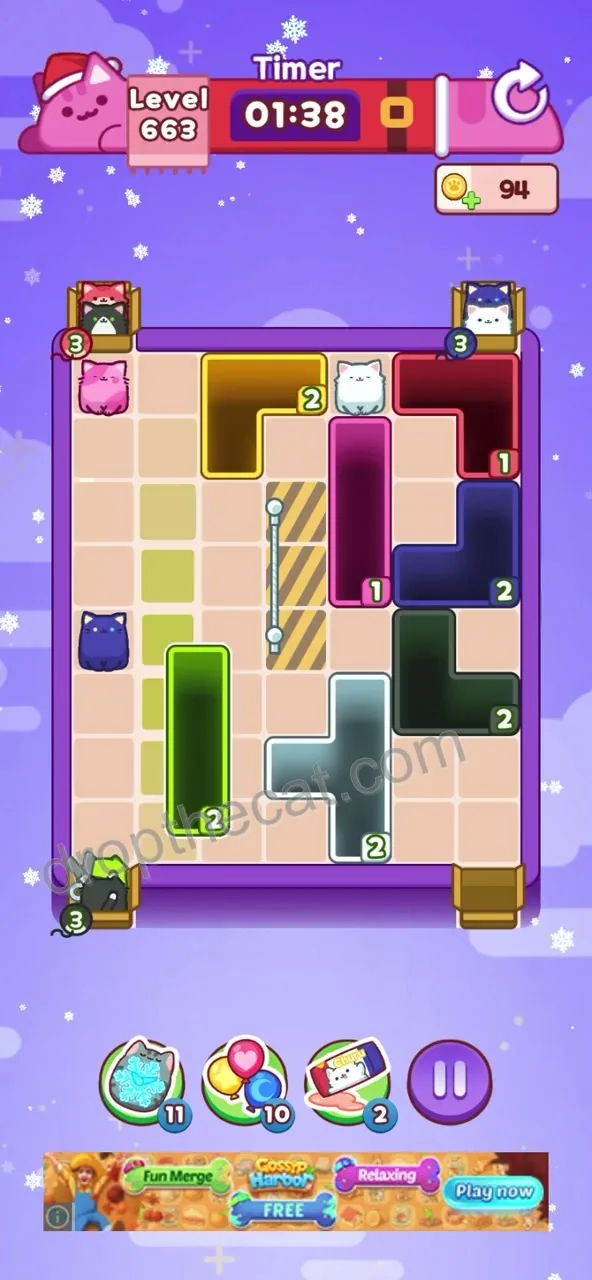 Drop The Cat Level 663 step 3