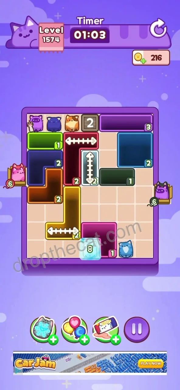 Drop The Cat Level 1574 step 2