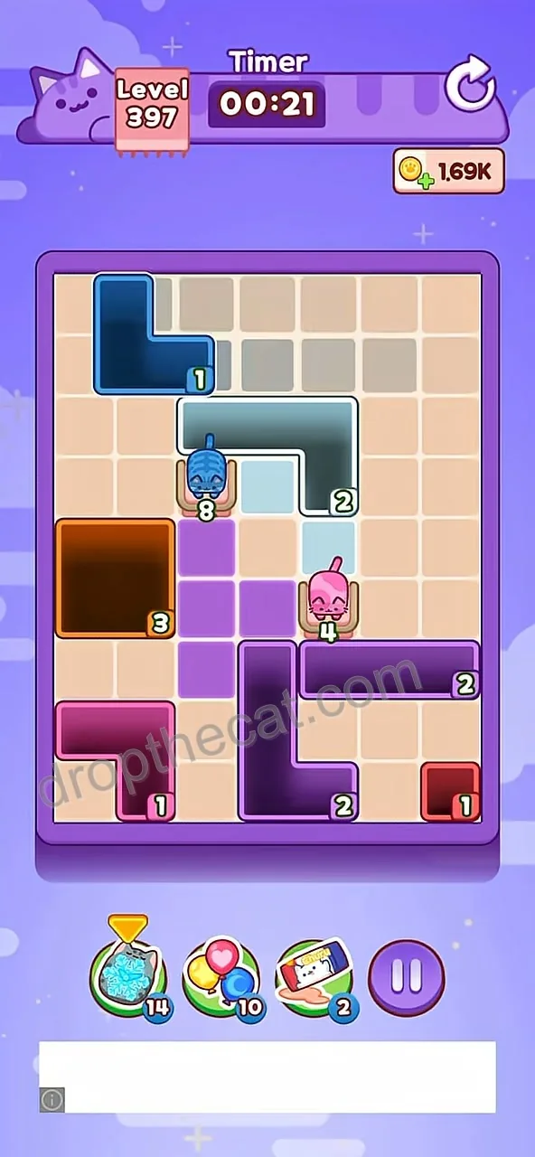 Drop The Cat Level 397 step 3