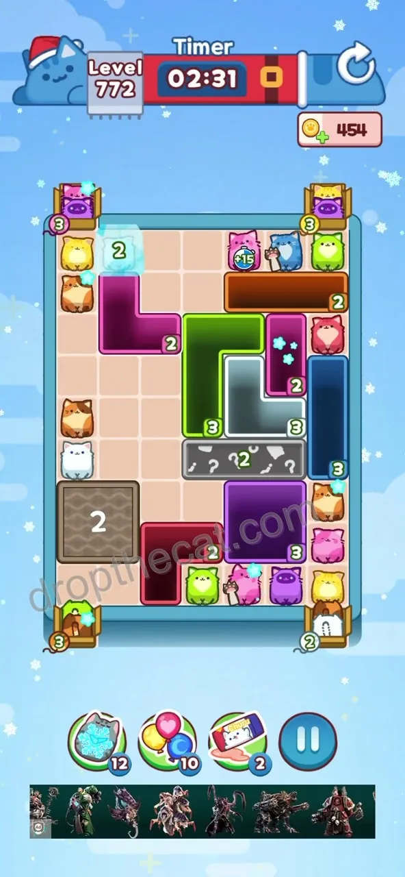 Drop The Cat Level 772 step 1