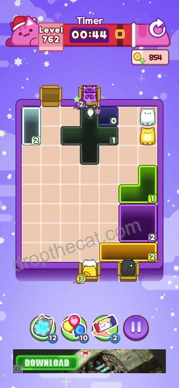 Drop The Cat Level 762 step 3