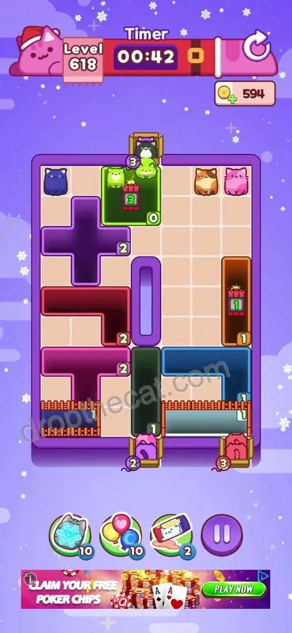 Drop The Cat Level 618 step 3