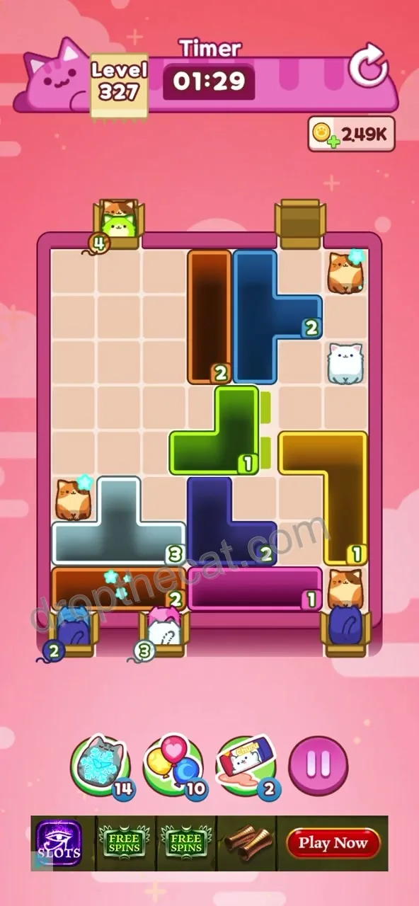 Drop The Cat Level 327 step 3