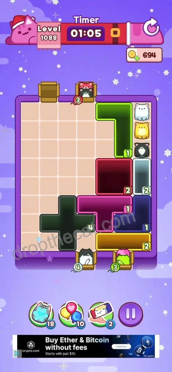 Drop The Cat Level 1088 step 3