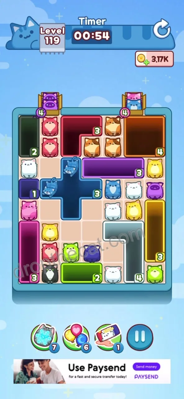 Drop The Cat Level 119