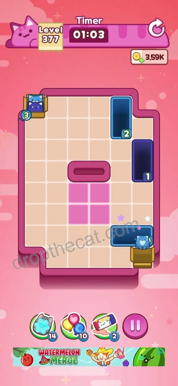 Drop The Cat Level 377 step 3