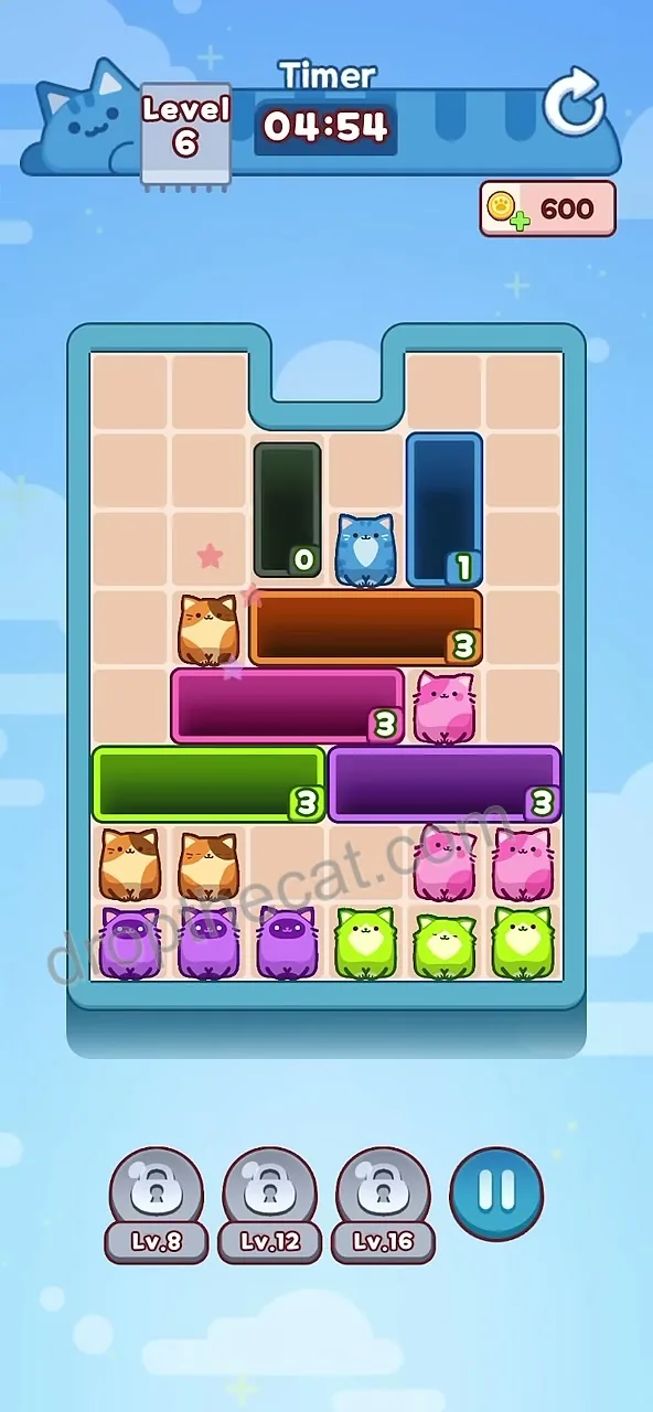 Drop The Cat Level 6 step 2