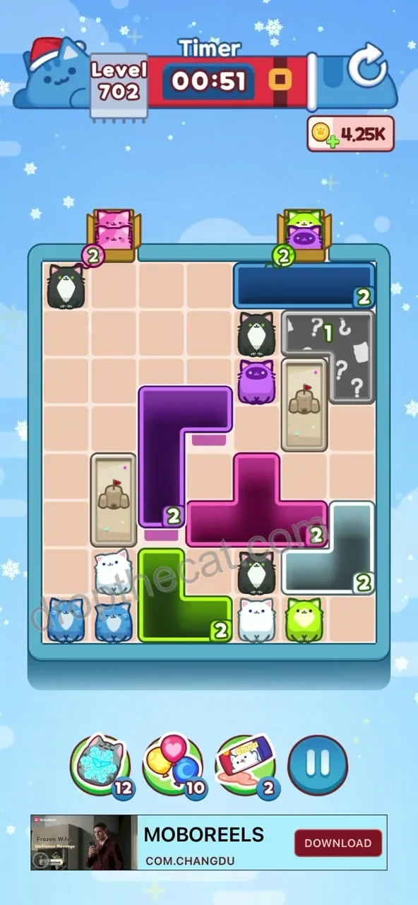 Drop The Cat Level 702 step 2