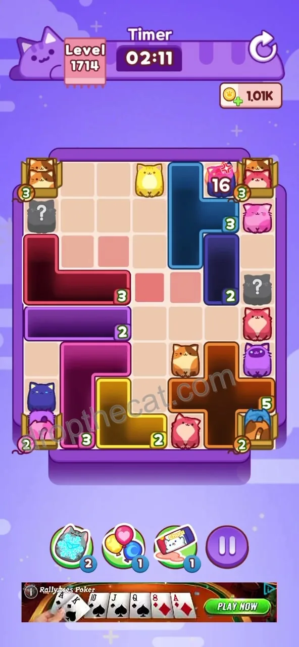 Drop The Cat Level 1714 step 1