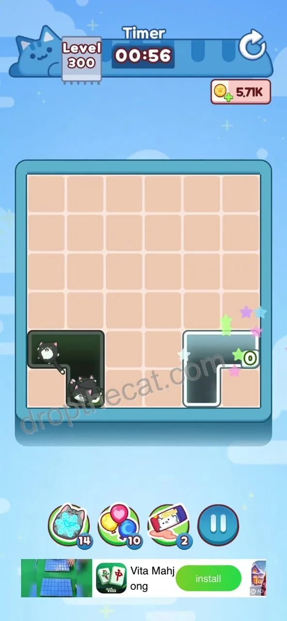 Drop The Cat Level 300 step 3