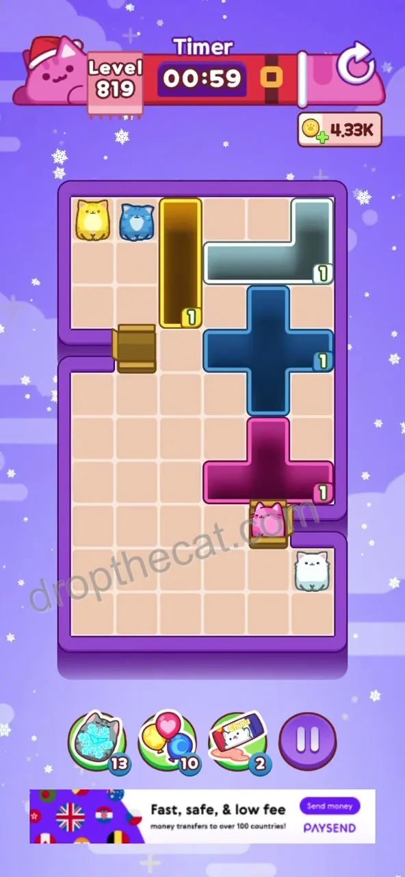 Drop The Cat Level 819 step 3