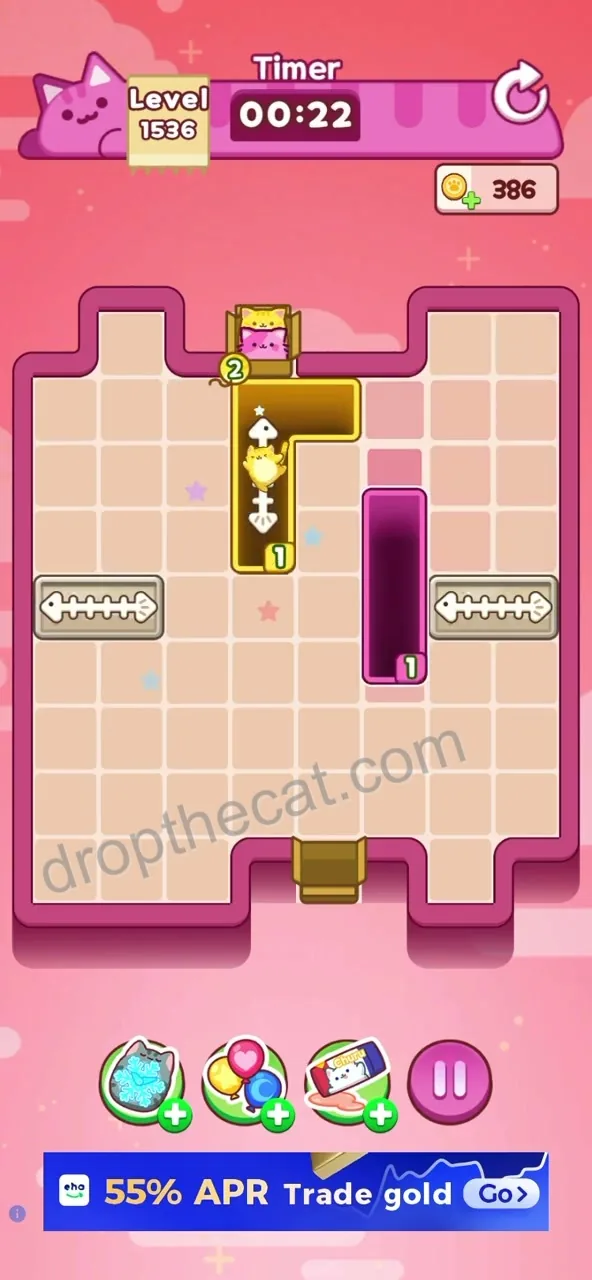 Drop The Cat Level 1536 step 3