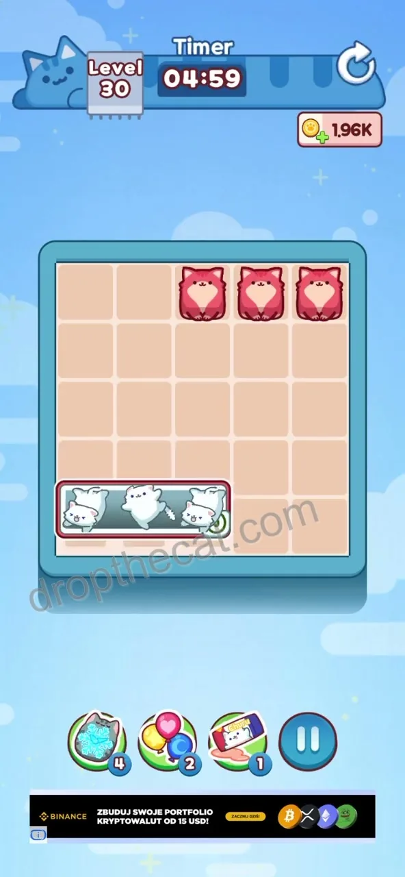 Drop The Cat Level 30