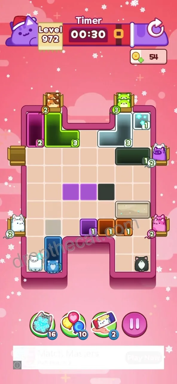 Drop The Cat Level 972 step 2